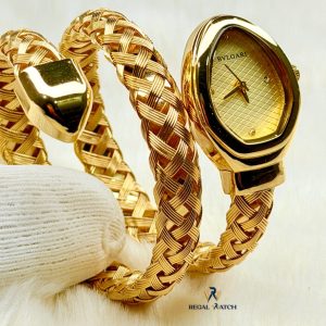 Golden Snake Watch – Bvlgari-Inspired Luxury (Women’s Edition)