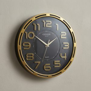 3D Figure Round Wall Clock – 13×13 Inch