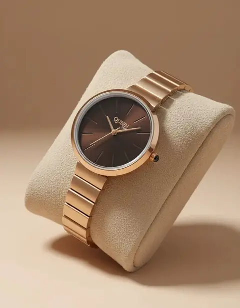 Rose Gold Dark Brown